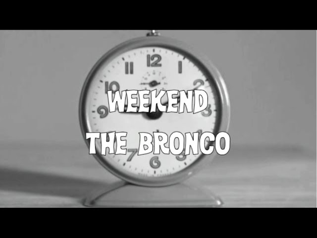 Watch The Bronco: "Weekend" (official lyric video) on YouTube Watch The Bronco: "Weekend" (official lyric video) on YouTube
