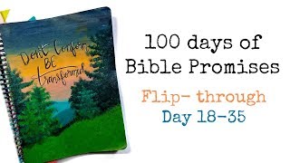 100 Days of Bible Promises |  Flip Through: Day 18- 35