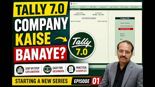 How to Create Company in Tally 7.0 | Tally me Company Kaise Banaye (Hindi)