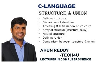 C LANGUAGE PART 15 - STRUCTURE & UNION