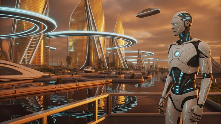 Future City 2090 - Retro ’50s: Beautiful Sunset | Sci-fi AI Short Film (4K)