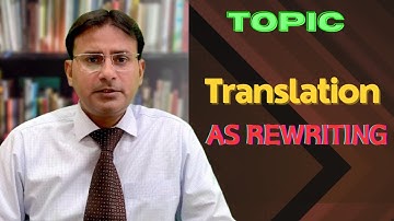 André Lefevere & the Concept of Rewriting in Translation