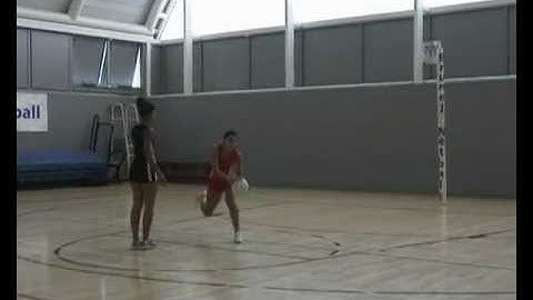 Quintic Netball - Basic skills spacing - pass to space