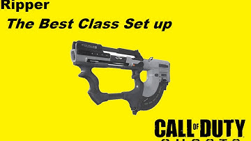 Call Of Duty Ghosts - RIPPER Best Class Setup - Ripper DLC Weapon -
