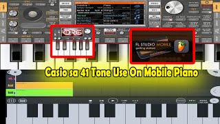 Casio sa 41 Tone Use On Mobile Piano ORG Keboard Fl Studio mobile screenshot 5
