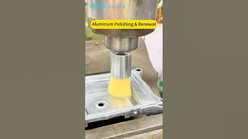 Aluminum polishing,enhance glossiness. #cncmill #veyerbrush #polishingtools #machine #tools #drill