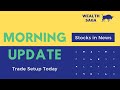 Bank nifty levels  stock market news  morning update 16 april 2024  iran israel conflict news