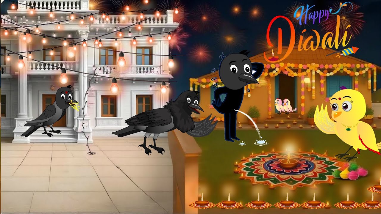 दिवाली  Diwali 2025 Ki Kahani | Rano Chidiya Wala Cartoon | कार्टून चिड़िया | Chidiya Kahani Dekhao