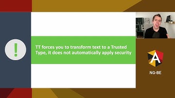 NG-BE 2021 - Philippe De Ryck - Securing Angular with Trusted Types