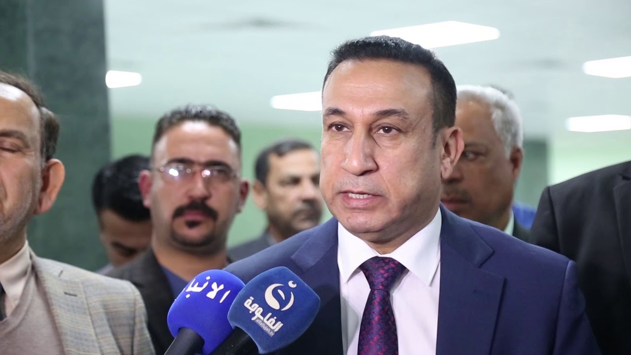 افتتاح مستشفى الفلوجة التعليمي بعد اعادة اعماره.  بحضور السيد محافظ الانبار الدكتورعلي فرحان الدليمي