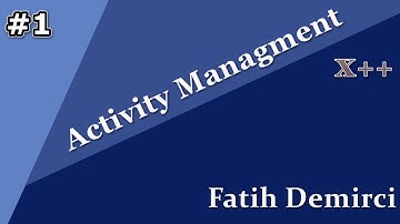 X++ :Activity Managment 1- Create Model First EDT and Table