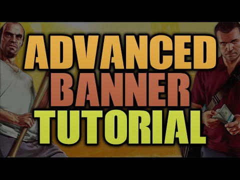 How To Make An ADVANCED YouTube Banner In Photoshop ! Channel Art Tutorial!