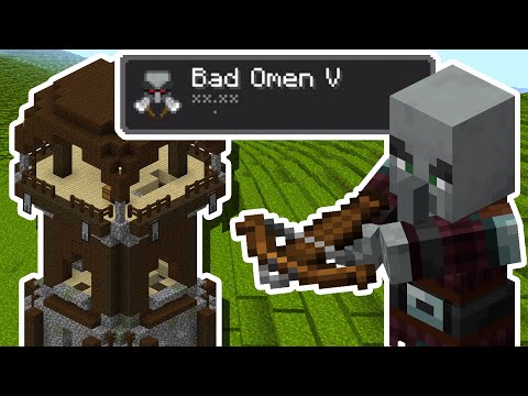 Pillagers Gave Me Bad Omen V In Minecraft Hardcore Youtube