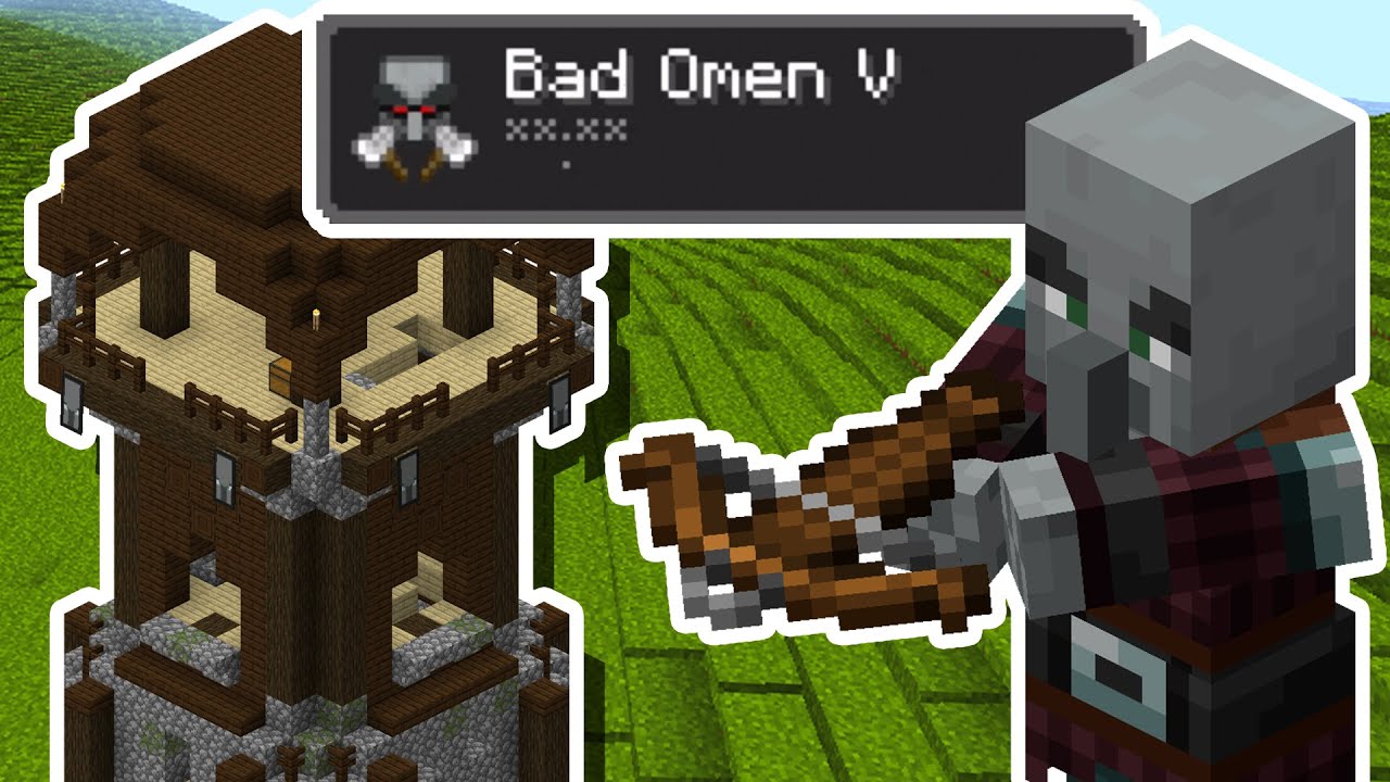 Pillagers Gave Me Bad Omen V In Minecraft Hardcore Youtube