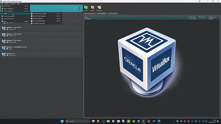 How To Add a NAT Network in Oracle VM VirtualBox