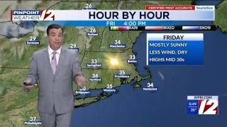 WPRI 12 Weather Forecast 26 Staying Dry Next Several Days