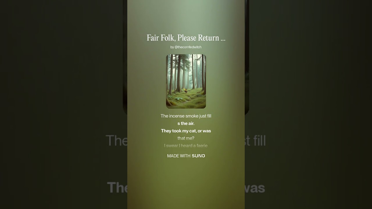 Fair Folk, Please Return My Tools