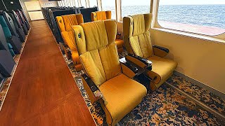 Business Class on a High Speed Ferry from Japan to Korea | JR Kyushu The Queen Beetle