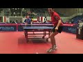 Ready position against a left-handed attacker