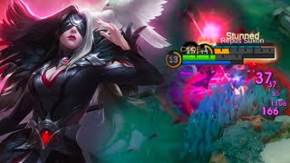 Pharsa Mid Lane Gameplay Top Global Build & Emblem