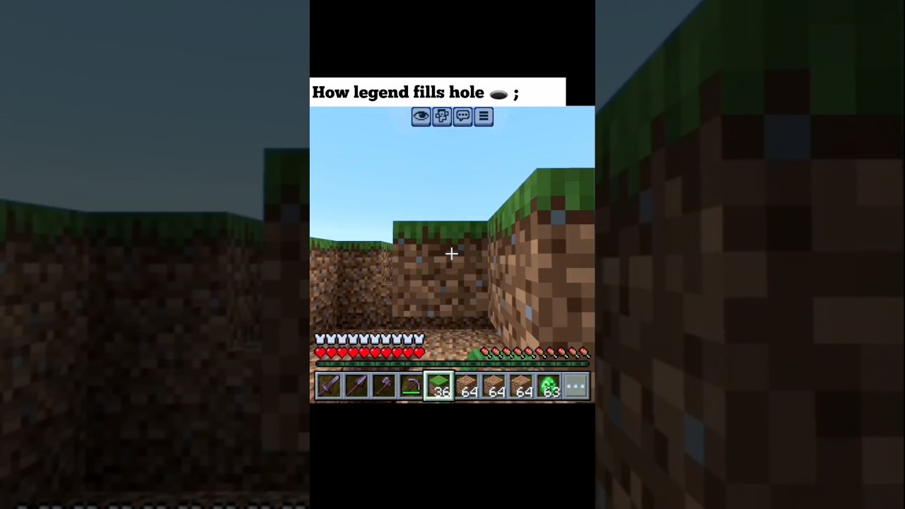 Wait 😱 for legend 😎 Block filling normal 🆚 legend in Minecraft || 