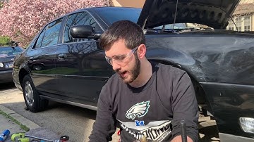 2000 cadillac deville  front strut replacement