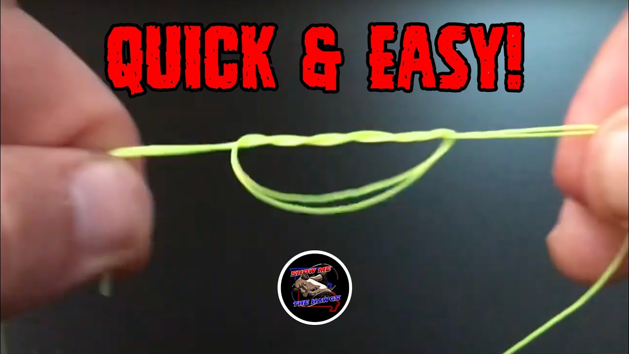 Tie 2 Fishing Lines Together - The Easy & Strong Knot 