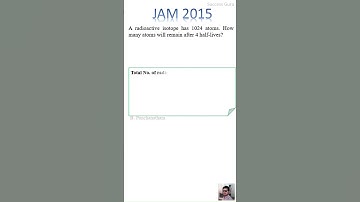 JAM 2015 Part C Question No. 9 #successguru #class