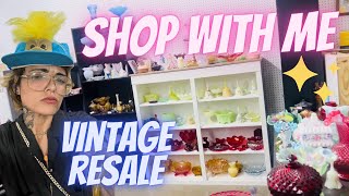 “Bring On The Glass”| SHOP WITH ME | VINTAGE RESALE | ANTIQUE MALL FINDS | THRIFTING | FLEA MARKET