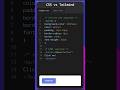 ¡Mismo diseño, dos estilos! CSS vs Tailwind 🔥 #programming #css #tailwindcss #coding #shorts