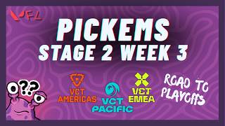 Sliggy's Stage 2 PICKEMS (Week 3)
