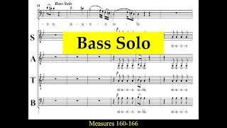 Haydn - Mass in D minor - Nelson Mass - 2b - Qui Tollis -  Bass Solo