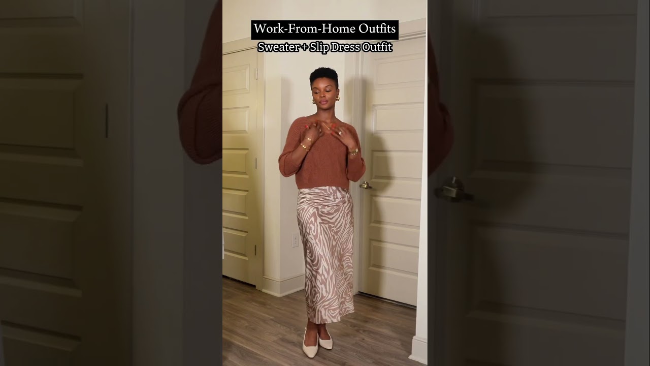 Stay stylish and cozy this fall with work-from-home outfit ideas