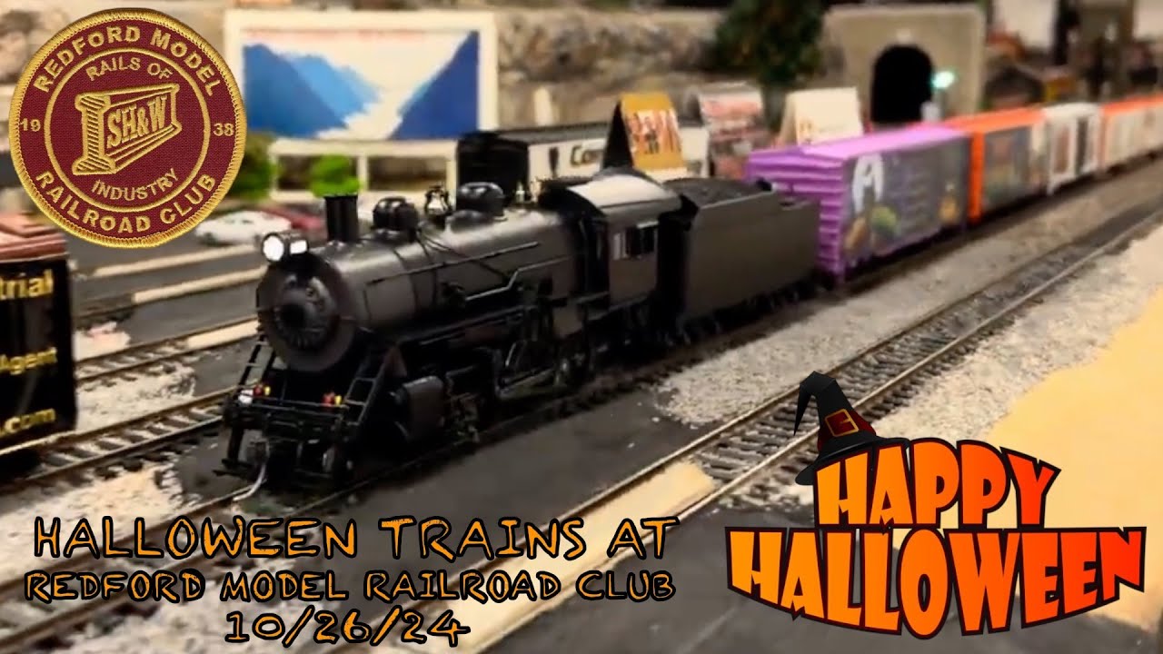 Halloween Trains At Redford Model Railroad Club 10/26/24