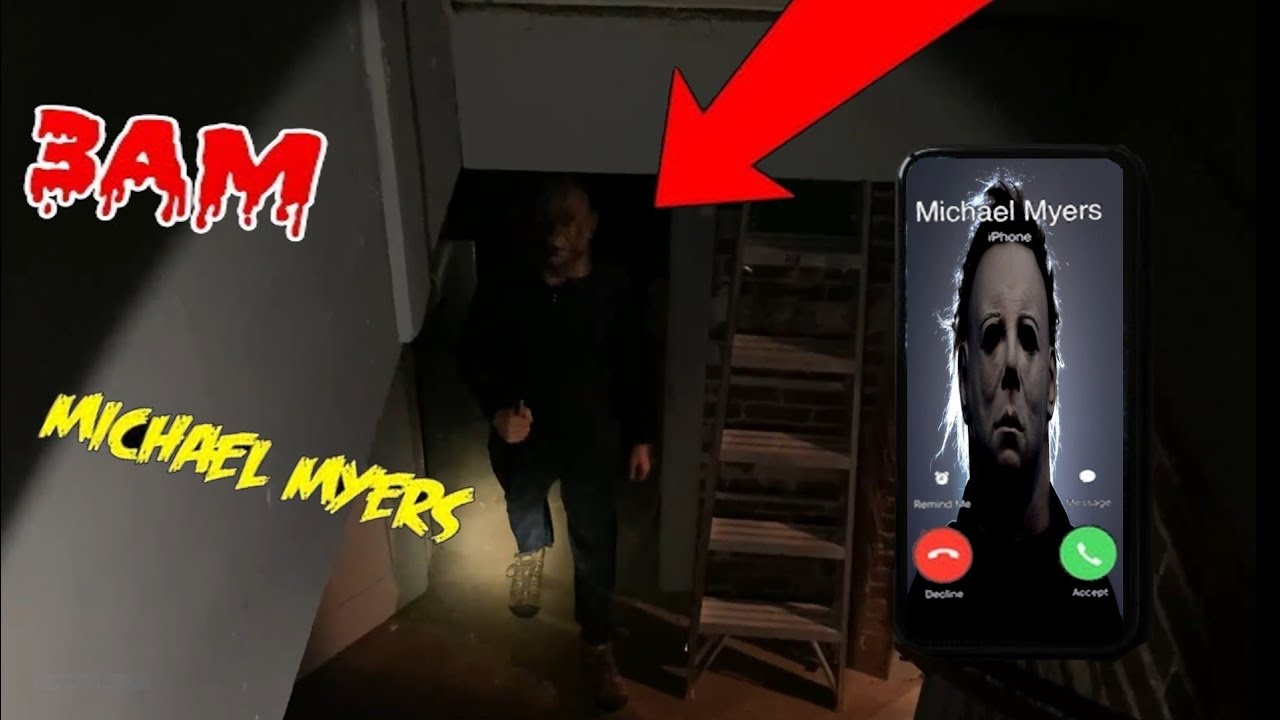 Do NOT Call Michael Myers At 3AM! (GONE WRONG, HE BROKE IN!!!)