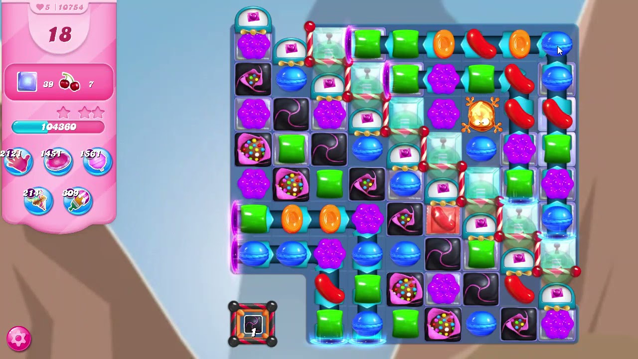 Candy Crush Saga Level 10754 NO BOOSTERS