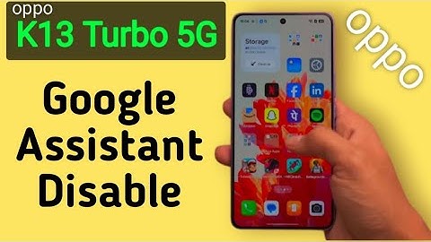 Oppo K13 Turbo 5G Mein Google Assistant Disable Kaise Kare || How To Deactivate Google Assistant