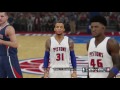 NBA 2K15 PS4 Detroit Pistons Vs Atlanta Hawks Season 2020 2021 