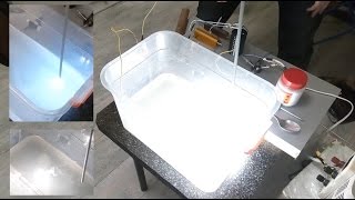 Aluminium melting by plasma electrolysis of water.PART1(is this cold fusiontransmutation Al in Si)
