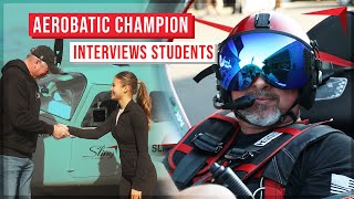 US Aerobatic Champion Checks In With Sling Trainees | Rob Holland Takeover