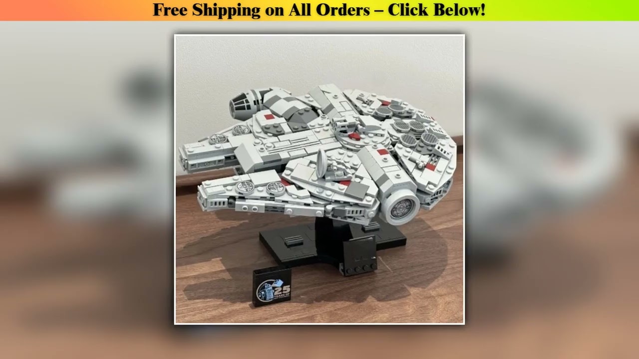 921pcs Space 75375 Millennium Model Building Blocks Bricks DIY Toys For Children Adult Birthday Chr