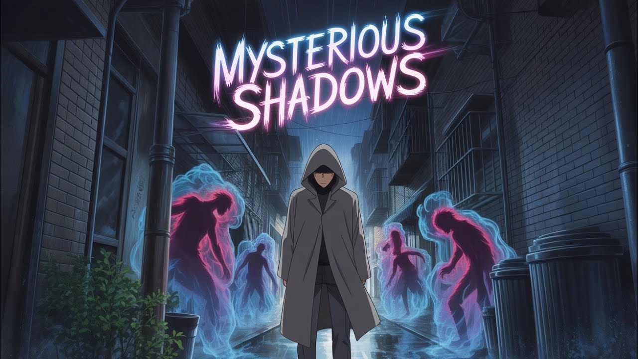 A story about mysterious shadows.👻 cartoon DM. Video