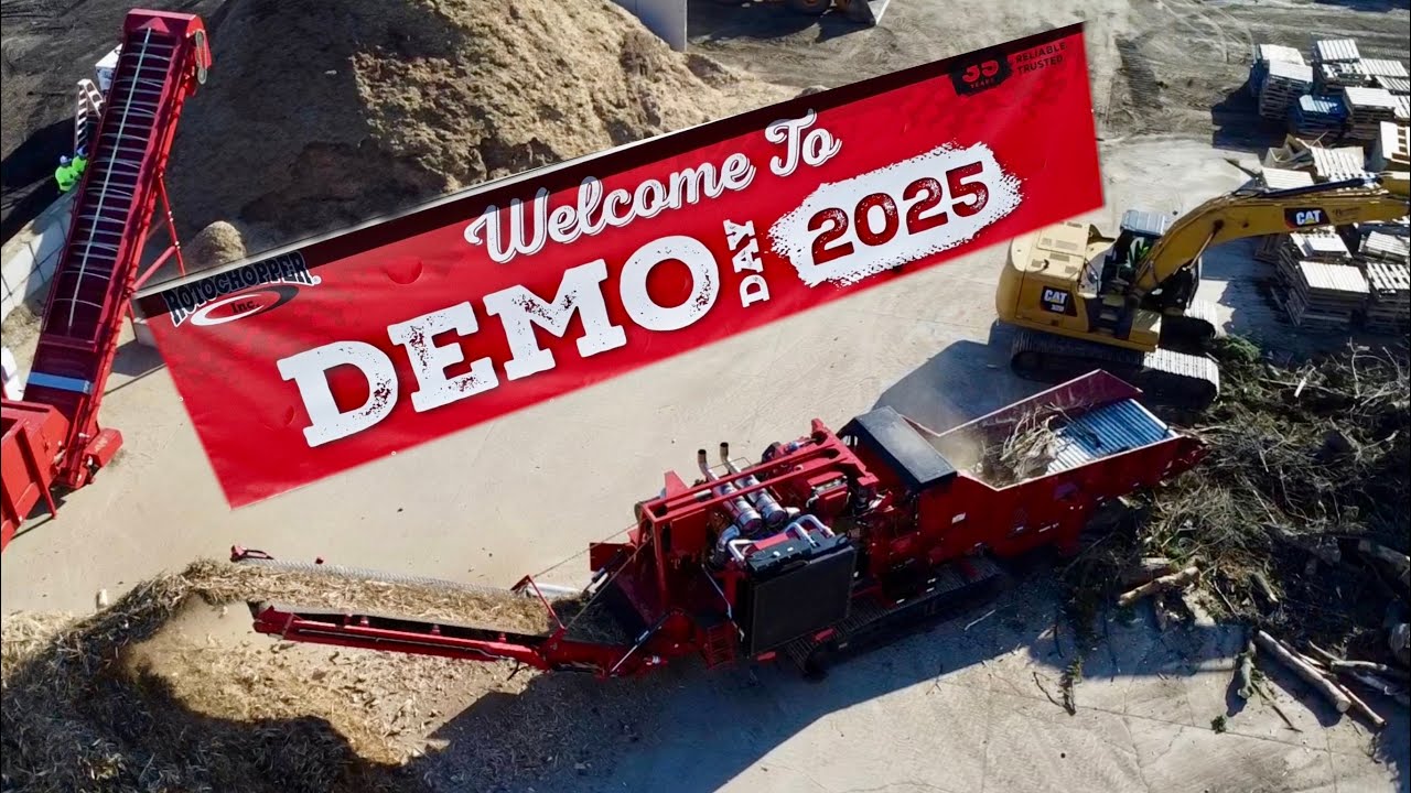Rotochopper Demo Days - Wood Grinders & Shredders in Action!!