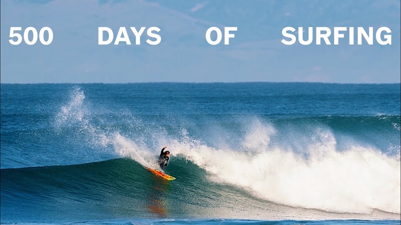 サーフィン毎日500日やってみた！ 500 day surf streak! - YouTube