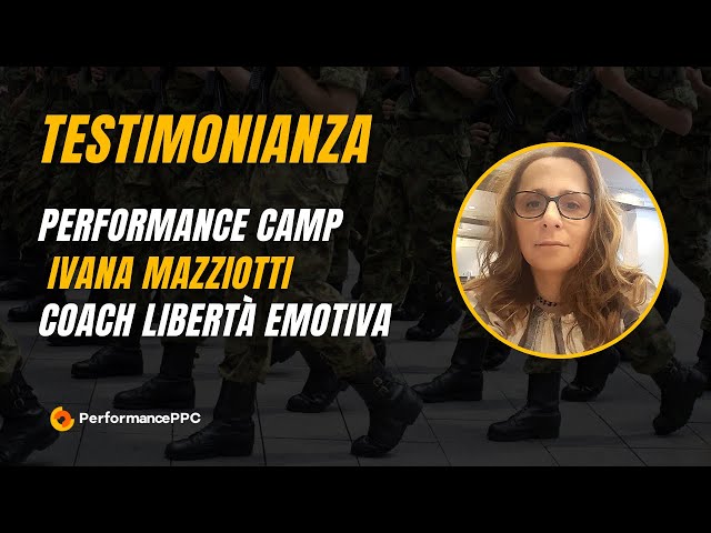 Testimonianza Performance Camp Ivana Mazziotti