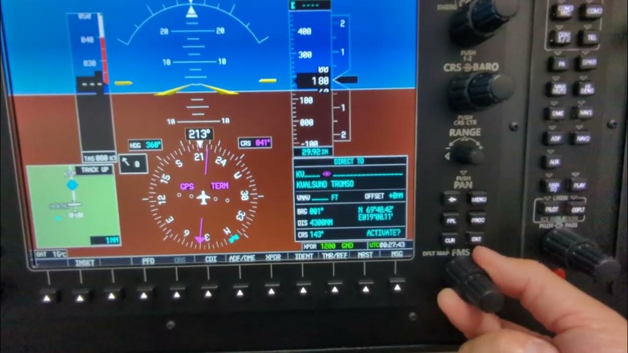 How to set up GPS on G1000 YouTube
