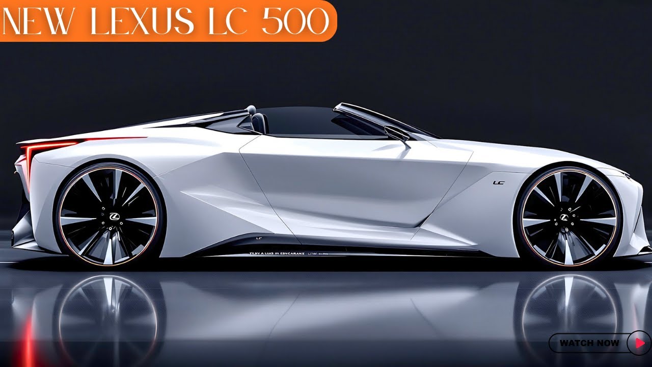 Обзор кабриолета Lexus LC 500 2026 года — первый взгляд на самый смелый родстер Lexus!