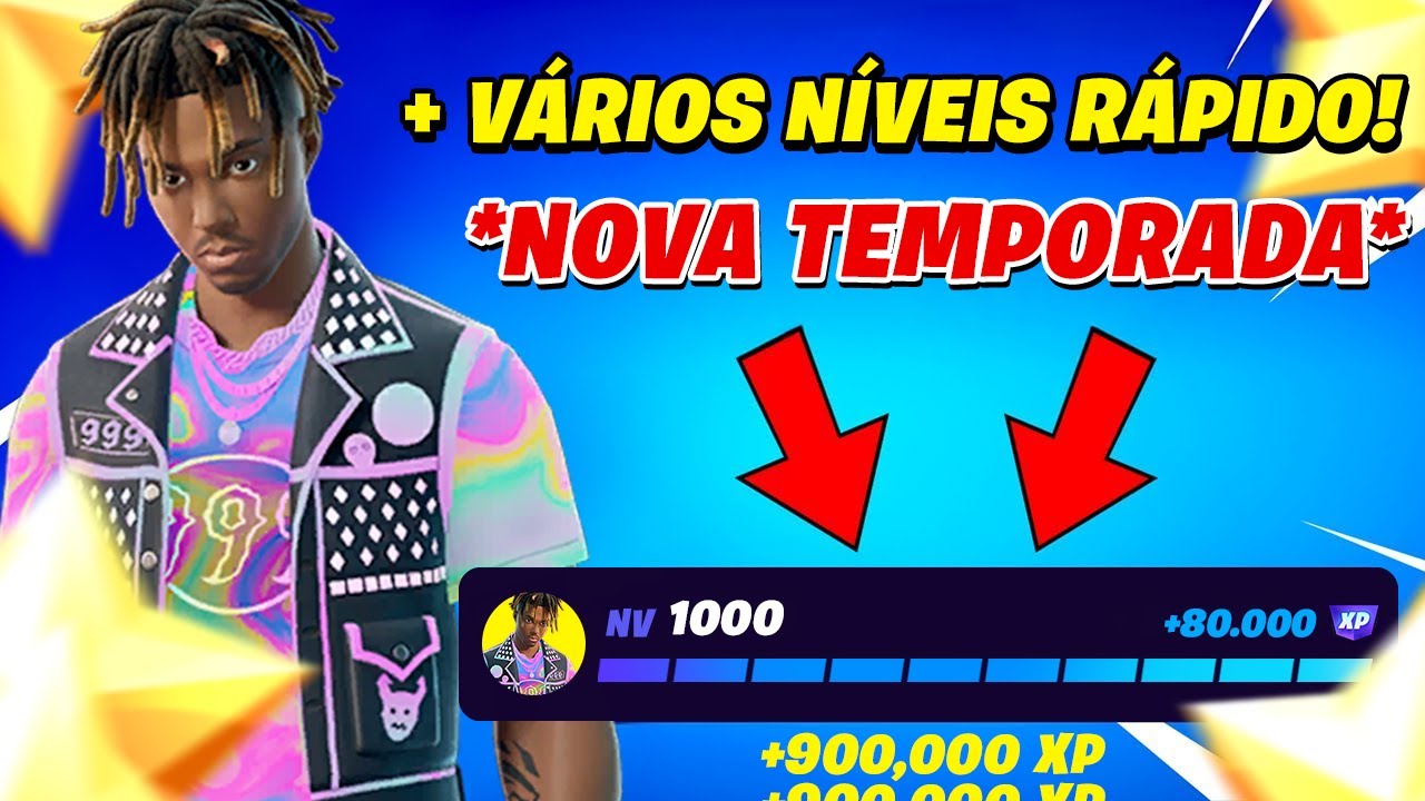 Novo Mapa De XP que Ganhei 200 Mil De XP Em Poucos Minutos Na Temporada 1 Do Capítulo 7 no Fortnite