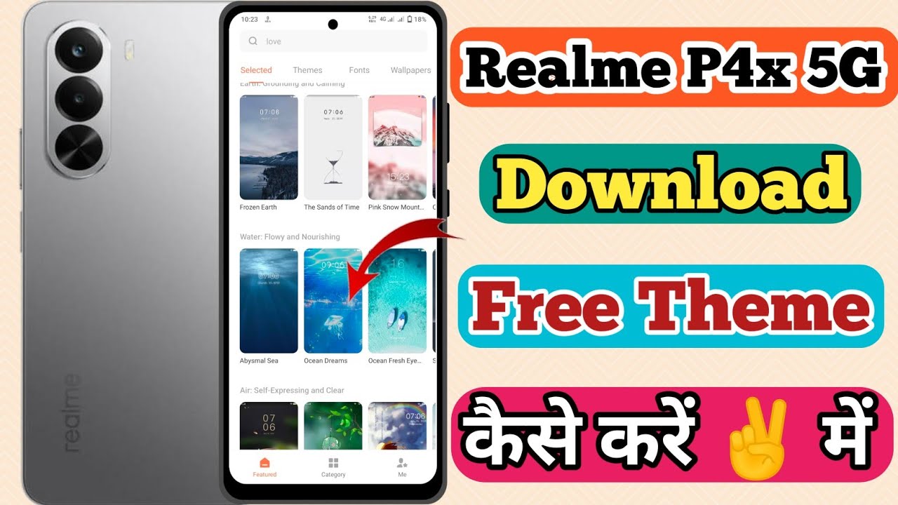 Realme P4x 5g Free Theme Change Kaise Kare // How To Change Free Theme On Realme P4x 5g