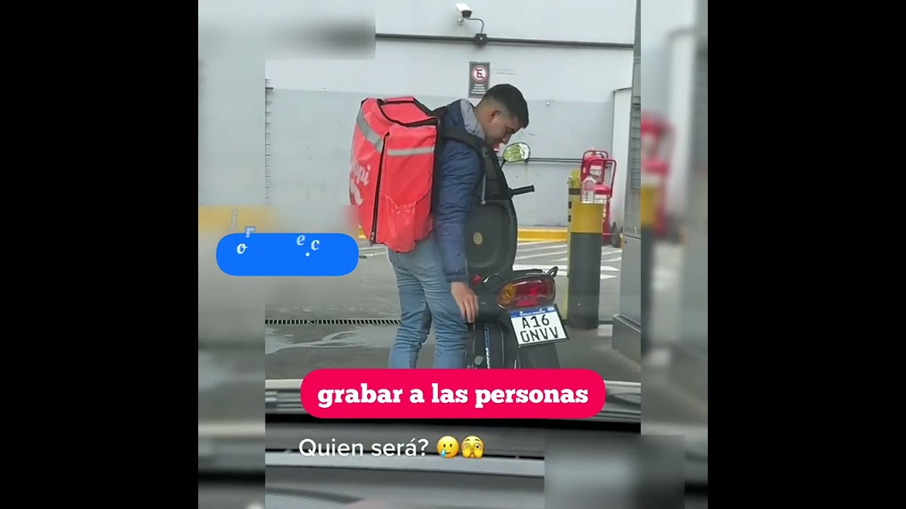 Graban ❌ a repartidor de Rappi. 😱 